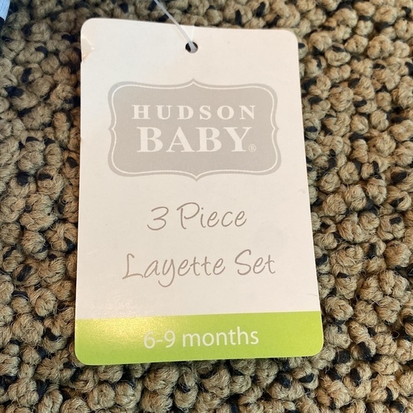 NWT Hudson Baby Boy Layette Blue & Black Size 6-9 Months - Picture 4 of 7
